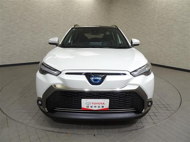 カローラクロス ハイブリッド Z ムーンルーフ Aクルコン PCS AC100 Pシート 4WD車 横滑り防止装置 キーフリー ABS LEDライト ETC車載器 地デジTV ナビ&TV 半革シート 盗難防止装置 アルミホイール(4枚目)