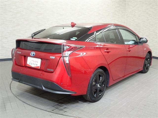 プリウス Ａツーリングセレクション　スマキー　イモビライザー　バックモニター　１オーナ　クルコン　ＬＥＤヘッドライト　ＤＶＤ視聴可　ＥＴＣ　ナビＴＶ　メモリーナビゲーション　横滑り防止機能　キーフリ　アルミ　ＡＡＣ　ＡＢＳ　パワステ（7枚目）