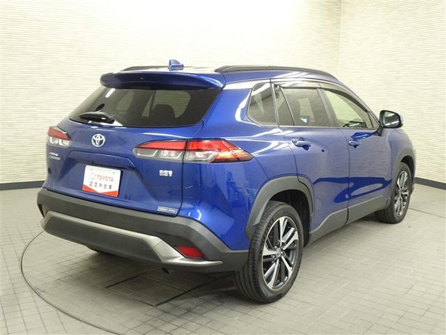 カローラクロス ハイブリッド　Ｚ　衝突軽減Ｂ　スマキ－　ワンオーナ　半レザー　Ｂモニター　アクティブクルーズコントロール　メモリナビ　アイドリングストップ　イモビ　ＬＥＤ　ＡＣ　運転席Ｐシート　キーレス　パワステ　アルミ　エアバッグ（7枚目）