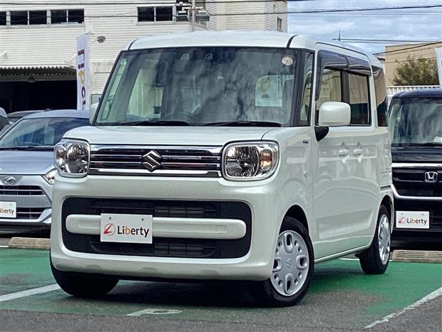 スペーシア ハイブリッドG バックカメラ 両側スライドドア ナビ クリアランスソナー レーンアシスト 衝突被害軽減システム オートライト スマートキー アイドリングストップ 電動格納ミラー ベンチシート(5枚目)