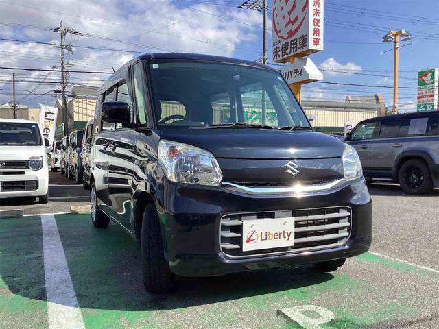 スペーシア G ETC 両側スライドドア ナビ TV スマートキー アイドリングストップ 電動格納ミラー シートヒーター ベンチシート CVT エアコン パワーウィンドウ(16枚目)