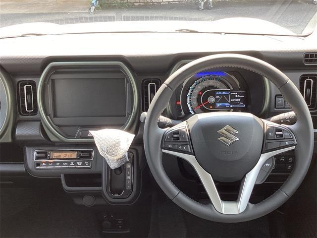 ハスラー タフワイルド　クリアランスソナー　オートクルーズコントロール　レーンアシスト　衝突被害軽減システム　オートライト　ＬＥＤヘッドランプ　スマートキー　アイドリングストップ　電動格納ミラー　シートヒーター　ＣＶＴ（5枚目）