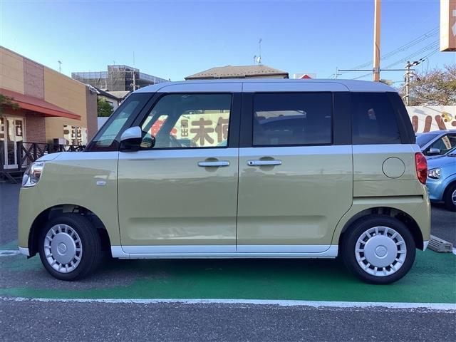 ムーヴキャンバス ストライプスＸ　両側電動スライドドア　クリアランスソナー　衝突被害軽減システム　スマートキー　アイドリングストップ　電動格納ミラー　ベンチシート　ＣＶＴ　盗難防止システム　ＡＢＳ　ＥＳＣ　衝突安全ボディ　エアコン（21枚目）