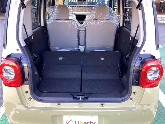 ムーヴキャンバス ストライプスＸ　両側電動スライドドア　クリアランスソナー　衝突被害軽減システム　スマートキー　アイドリングストップ　電動格納ミラー　ベンチシート　ＣＶＴ　盗難防止システム　ＡＢＳ　ＥＳＣ　衝突安全ボディ　エアコン（24枚目）