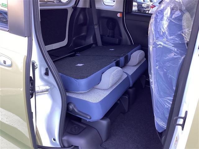 ムーヴキャンバス ストライプスＸ　両側電動スライドドア　クリアランスソナー　衝突被害軽減システム　スマートキー　アイドリングストップ　電動格納ミラー　ベンチシート　ＣＶＴ　盗難防止システム　ＡＢＳ　ＥＳＣ　衝突安全ボディ　エアコン（28枚目）