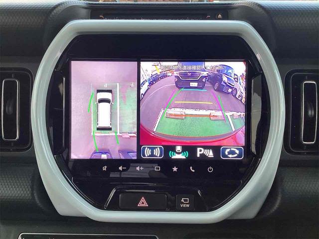 ハスラー ハイブリッドＸ　衝突軽減Ｂ　純正９インチナビ　Ｂｌｕｅｔｏｏｔｈ対応　全方位カメラ　ＥＴＣ　ＬＥＤヘッドライト　フォグライト　スマートキー　プッシュスタート　アイドリングストップ　革巻きステアリング　アルミホイール（8枚目）