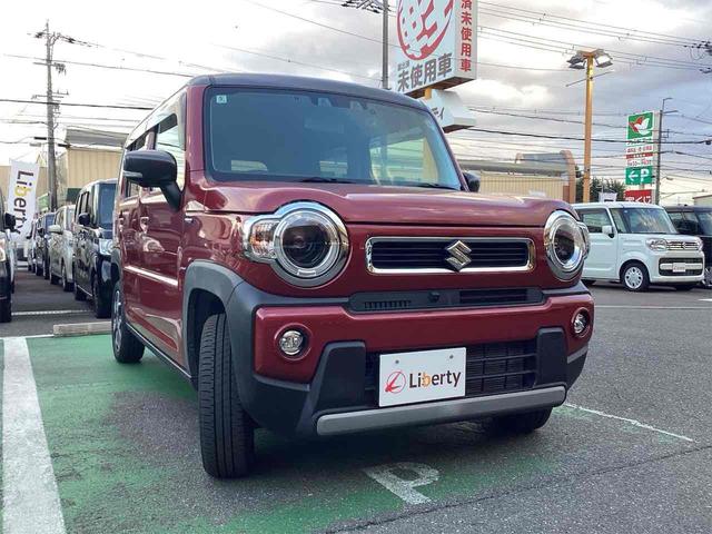 ハスラー ハイブリッドＸ　衝突軽減Ｂ　純正９インチナビ　Ｂｌｕｅｔｏｏｔｈ対応　全方位カメラ　ＥＴＣ　ＬＥＤヘッドライト　フォグライト　スマートキー　プッシュスタート　アイドリングストップ　革巻きステアリング　アルミホイール（16枚目）