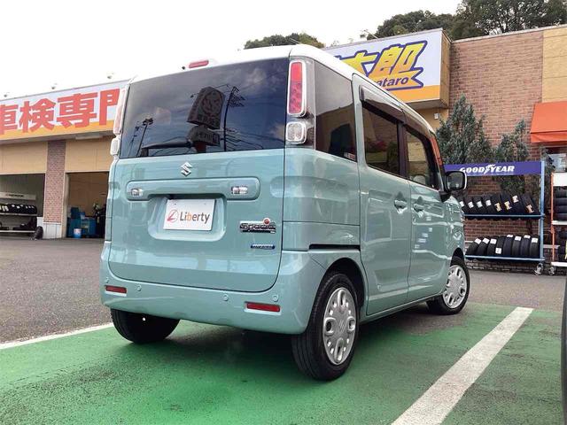 スペーシア ハイブリッドＸ　ＥＴＣ　バックカメラ　両側電動スライドドア　ナビ　ＴＶ　クリアランスソナー　レーンアシスト　衝突被害軽減システム　オートライト　スマートキー　アイドリングストップ　電動格納ミラー（19枚目）