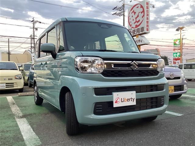 スペーシア ハイブリッドＸ　両側電動スライドドア　クリアランスソナー　衝突被害軽減システム　オートライト　ＬＥＤヘッドランプ　スマートキー　アイドリングストップ　電動格納ミラー　シートヒーター　ベンチシート　ＣＶＴ（16枚目）