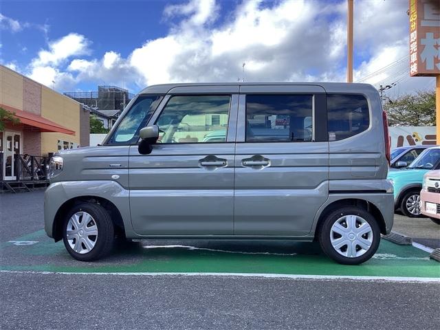 スペーシア ハイブリッドＸ　両側電動スライドドア　クリアランスソナー　衝突被害軽減システム　オートライト　ＬＥＤヘッドランプ　スマートキー　アイドリングストップ　電動格納ミラー　シートヒーター　ベンチシート　ＣＶＴ（17枚目）