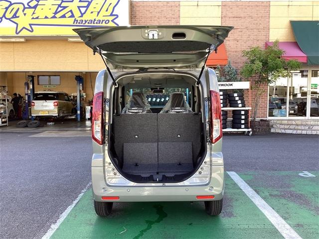 スペーシア ハイブリッドＸ　両側電動スライドドア　クリアランスソナー　衝突被害軽減システム　オートライト　ＬＥＤヘッドランプ　スマートキー　アイドリングストップ　電動格納ミラー　シートヒーター　ベンチシート　ＣＶＴ（21枚目）