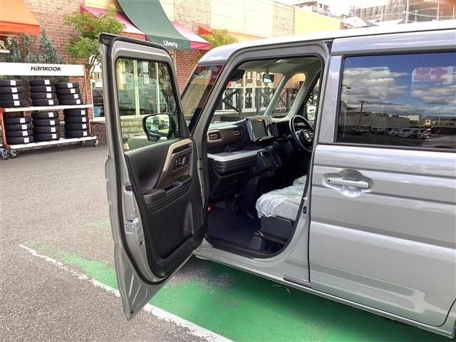 スペーシア ハイブリッドＸ　両側電動スライドドア　クリアランスソナー　衝突被害軽減システム　オートライト　ＬＥＤヘッドランプ　スマートキー　アイドリングストップ　電動格納ミラー　シートヒーター　ベンチシート　ＣＶＴ（46枚目）