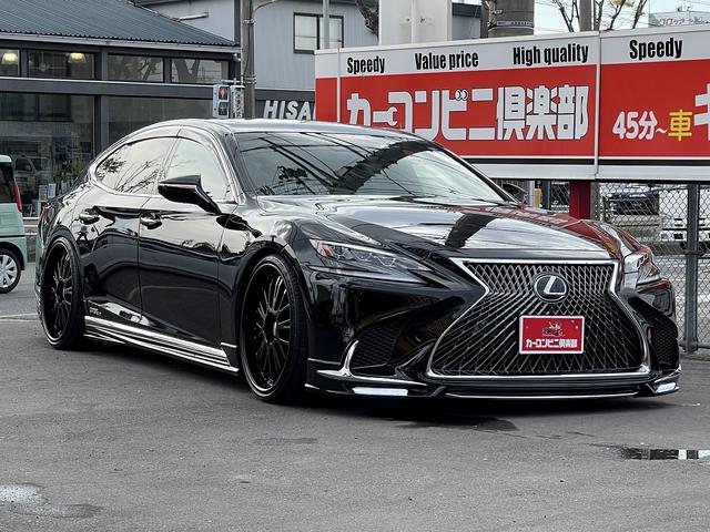 LS500h AWD エグゼクティブ WALD仕様 OZ22アルミ サンルーフ 黒革シート エアサスコントローラー リアエンターテイメント セーフティシステム+A マークレビンソン デジタルインナーミラー 新車保証継承 212ブラック(37枚目)