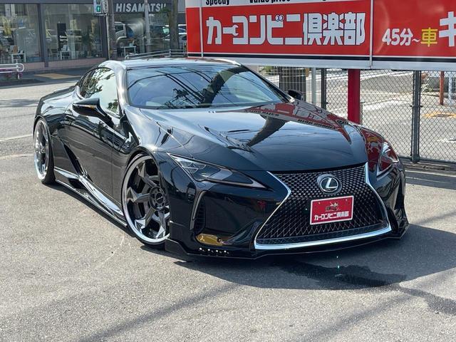 ＬＣ ＬＣ５００　ＷＡＬＤコンプリート　ヴォルサリノ２２インチ　Ｖ８エンジン４７７馬力　ブリッツ車高調　フロントリフター　ＣＦＲＰカーボンルーフ＆スカッフプレート　黒革ベンチレーションシート　純正ナビＴＶ　バックカメラ（29枚目）