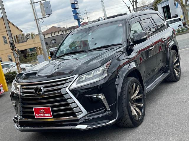 ＬＸ ＬＸ５７０　ＷＡＬＤワイドボディ公認　ＷＡＬＤジャレットアルミホイール　４ＷＤ　サンルーフ　革シート　純正ＴＶナビ　全方位カメラ　　ルーフレール（52枚目）