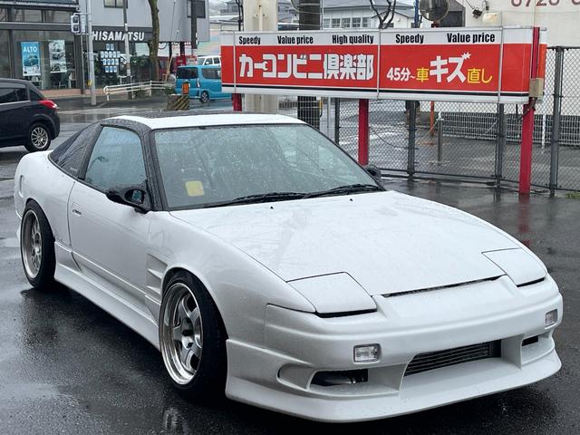 １８０ＳＸ タイプＸ　５速ＭＴ　ターボ　ワイドフェンダー公認　社外エアロ　サンルーフ　車高調　社外マフラー　社外前置きＩ／Ｃ　ブリッツエアクリ　社外アルミ（31枚目）