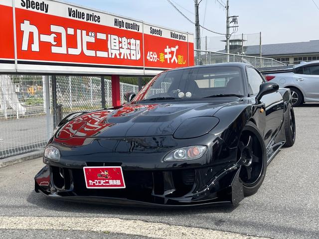 ＲＸ－７ タイプＲ　高圧縮エンジン　ＲＥ雨宮Ｆバンパー＋カナード　ワイドボディー公認　Ｖマウント　パワーＦＣ　アペックススポーツキャタライザー　トラストマフラー　ＧＴウイング（25枚目）