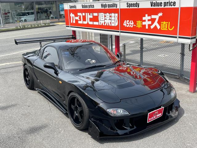 ＲＸ－７ タイプＲ　高圧縮エンジン　ＲＥ雨宮Ｆバンパー＋カナード　ワイドボディー公認　Ｖマウント　パワーＦＣ　アペックススポーツキャタライザー　トラストマフラー　ＧＴウイング（39枚目）