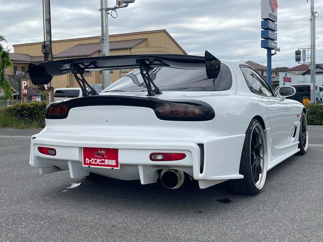 ＲＸ－７ 　ＯＨ済ＮＥＷエンジン　タービンＯＨ済　クラッチＯＨ済　ユーラスＧＴエアロ　ＧＴウイング　車高調　　社外マフラー　社外アルミホイール　ＭＯＭＯステアリング（36枚目）