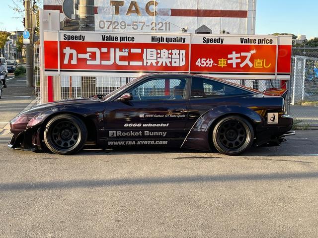 日産 180SX NAエンジンキャブ仕様 TRA京都ロケット