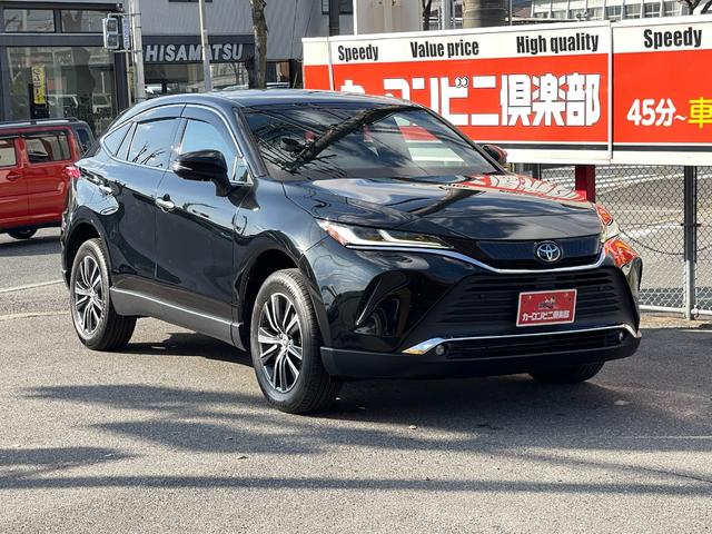 ハリアー Ｇ　新車保証継承付　セーフティセンス　純正ナビ　ＴＶ　バックカメラ　デジタルインナーミラー　パワーリアゲート　ハーフレザーパワーシート　ＬＥＤヘッドランプ　雨滴感応ワイパー　電動チルトステアリング（2枚目）