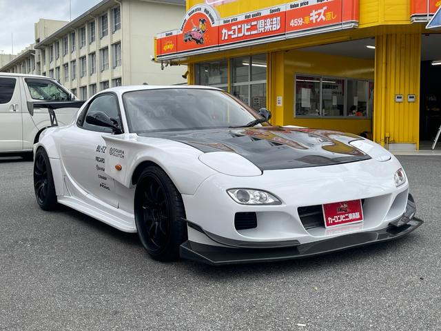 ＲＸ－７ タイプＲバサーストＲ　６型　ＴＣＰマジック仕様　ワイドボディー公認　Ｖマウント　アラゴスタ製ナイトスポーツ車高調　アドバンレーシング１８ＡＷ　アペックスマフラー　カーボンボンネット　ＧＴウイング　モモステ（29枚目）