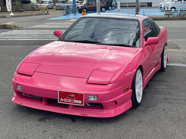 １８０ＳＸ タイプＩＩ　５速ＭＴ　ターボ　グレッディ前置インタクーラー　社外エキマニ　社外マフラー　ＤＭＡＸ車高調　社外１７インチＡＷ　社外アルミラジエーター　ＨＫＳパワーフロー　社外エアロ　Ｄ席ブリッドフルバケ（12枚目）