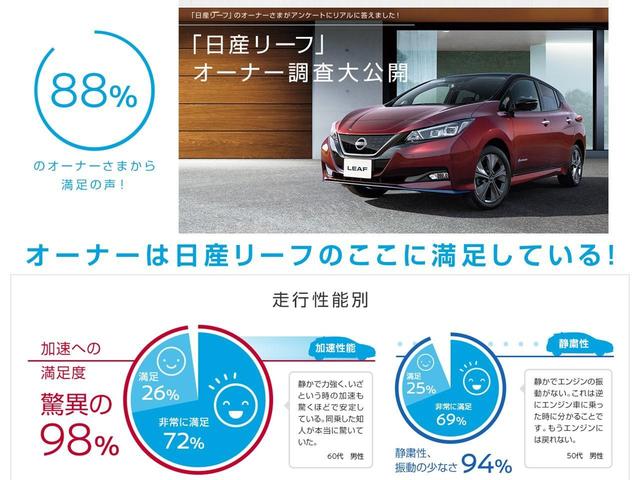 リーフ Ｇ　弊社試乗車　プロパイロット　エマジェンシーブレーキ　踏み間違い防止　シートヒーター　電動パーキングブレーキ　ＬＥＤヘッドライト　純正ナビ　フルセグ　ＥＴＣ　純正アルミホイル　オートハイビーム（10枚目）