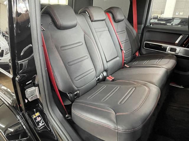 Ｇクラス Ｇ４００ｄ　ＡＭＧライン　１オーナー　ラグジュアリーＰＫＧ　アダプティブダンピング　サンルーフ　黒革　純正２０ＡＷ　ローダウン　スペーサー　ブルメスター　赤シートベルト　全席シートヒータ　３６０度カメラ　車検令和９年６月２５日（40枚目）
