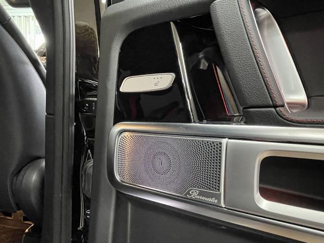 Ｇクラス Ｇ４００ｄ　ＡＭＧライン　１オーナー　ラグジュアリーＰＫＧ　アダプティブダンピング　サンルーフ　黒革　純正２０ＡＷ　ローダウン　スペーサー　ブルメスター　赤シートベルト　全席シートヒータ　３６０度カメラ　車検令和９年６月２５日（42枚目）