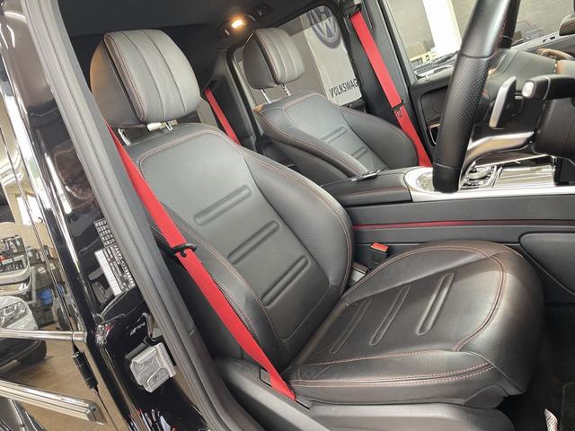 Ｇクラス Ｇ４００ｄ　ＡＭＧライン　１オーナー　ラグジュアリーＰＫＧ　アダプティブダンピング　サンルーフ　黒革　純正２０ＡＷ　ローダウン　スペーサー　ブルメスター　赤シートベルト　全席シートヒータ　３６０度カメラ　車検令和９年６月２５日（73枚目）