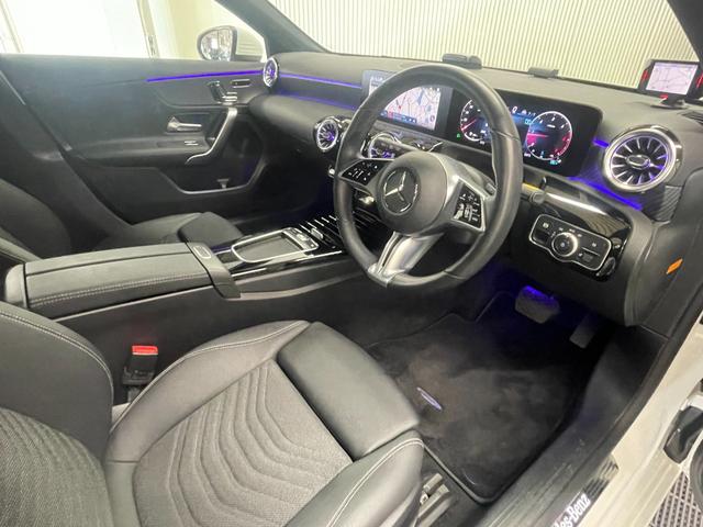 Aクラス A200d ワンオーナー 純正ナビ ハーフレザーシート アンビエントライト レーダーセーフティ アダクティブクルーズ フルセグ ブルートゥース接続 バックカメラ LEDヘッドライト ETC ドラレコ 自社買取車(19枚目)