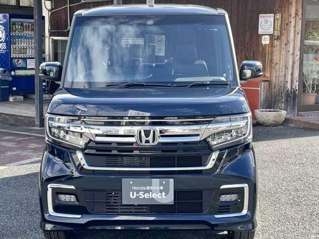 Lターボ 届出済未使用車 Honda SENSING本革巻ステアリングホイール シートヒーター シートバックテーブル15インチ純正アルミホイール 両側パワースライドドア 電子パーキング パドルシフト(3枚目)