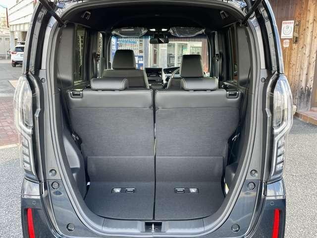 Lターボ 届出済未使用車 Honda SENSING本革巻ステアリングホイール シートヒーター シートバックテーブル15インチ純正アルミホイール 両側パワースライドドア 電子パーキング パドルシフト(13枚目)