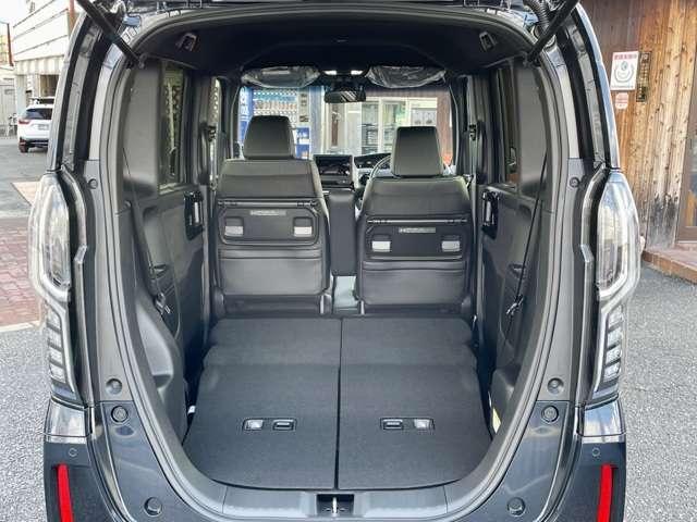 Lターボ 届出済未使用車 Honda SENSING本革巻ステアリングホイール シートヒーター シートバックテーブル15インチ純正アルミホイール 両側パワースライドドア 電子パーキング パドルシフト(14枚目)