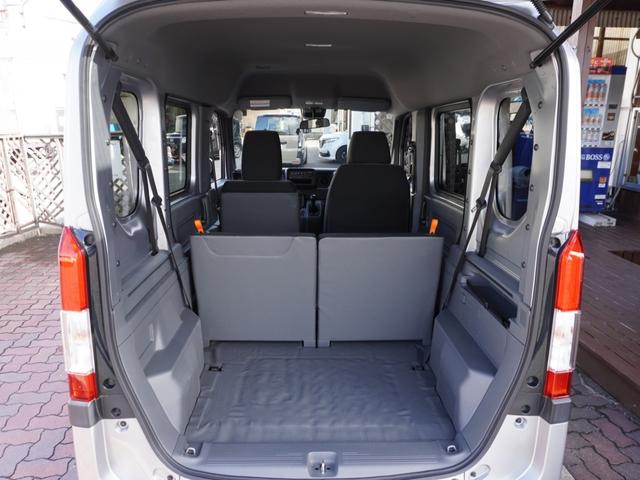 N-VAN G・ホンダセンシング 6速MT/HondaSENSING/両側スライドドア/ピラーレス/フルフラットシート/車線逸脱抑制機能/衝突軽減ブレーキ/ドアバイザー/スペアキー/オートエアコン/サイドアンダーミラー(28枚目)