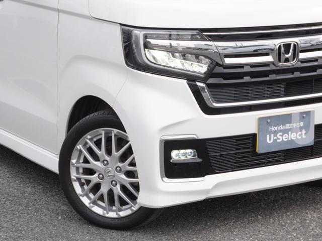 Ｎ－ＢＯＸカスタム Ｌターボ　８インチプレミアムインターナビ／前後ドラレコ／ＥＴＣ／バックカメラ／両側電動スライドドア／アダプティブクルーズコントロール／Ｂｌｕｅｔｏｏｔｈ／パドルシフト／パーキングセンサーシステム／ドアバイザー（12枚目）