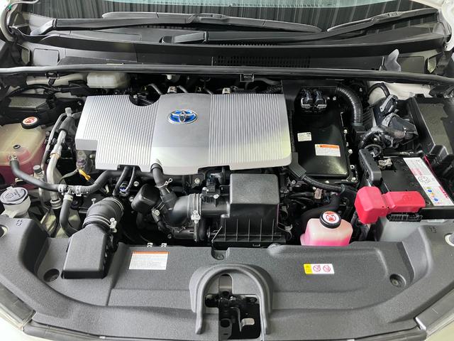 プリウス Ａツーリングセレクション　モデリスタエアロＦＳＲ・黒革シート・シートヒーター・純正９インチＳＤナビ・Ｂｌｕｅｔｏｏｔｈオーディオ・フルセグ・Ｂカメラ・ブラインドスポットモニター・コーナーセンサー・レーダークーズコントロール・（75枚目）
