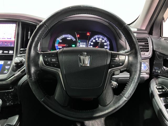 クラウンハイブリッド アスリートG 純正18インチアルミ・サンルーフ・黒本革シート・エアーシート・シートヒーター・純正HDDナビ・Bluetoothオーディオ・フルセグ・Bカメラ・プリクラッシュセーフティー・コーナーセンサー・ETC・(15枚目)