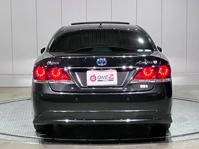 クラウンハイブリッド アスリートG 純正18インチアルミ・サンルーフ・黒本革シート・エアーシート・シートヒーター・純正HDDナビ・Bluetoothオーディオ・フルセグ・Bカメラ・プリクラッシュセーフティー・コーナーセンサー・ETC・(30枚目)