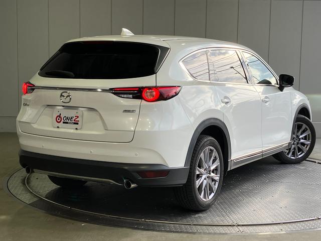 ＣＸ－８ ２５Ｓ　プロアクティブ　６人乗り・ヘットアップディスプレイ・デジタルインナーミラー・１９インチＡＷ・レーダークルーズコントロール・ブラインドスポットモニター・コーナーセンサー・シティーブレーキ・純正ナビ・Ｂｌｕｅｔｏｏｔｈ・（3枚目）