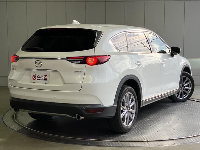 ＣＸ－８ ２５Ｓ　プロアクティブ　６人乗り・ヘットアップディスプレイ・デジタルインナーミラー・１９インチＡＷ・レーダークルーズコントロール・ブラインドスポットモニター・コーナーセンサー・シティーブレーキ・純正ナビ・Ｂｌｕｅｔｏｏｔｈ・（31枚目）