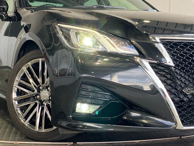 クラウン アスリートG パノラミックビューモニター・純正SDナビ・Bluetoothオーディオ・フルセグ・プリクラッシュセーフティー・レーダークルーズコントロール・コーナーセンサー・ブラインドスポットモニター・18インチAW(40枚目)