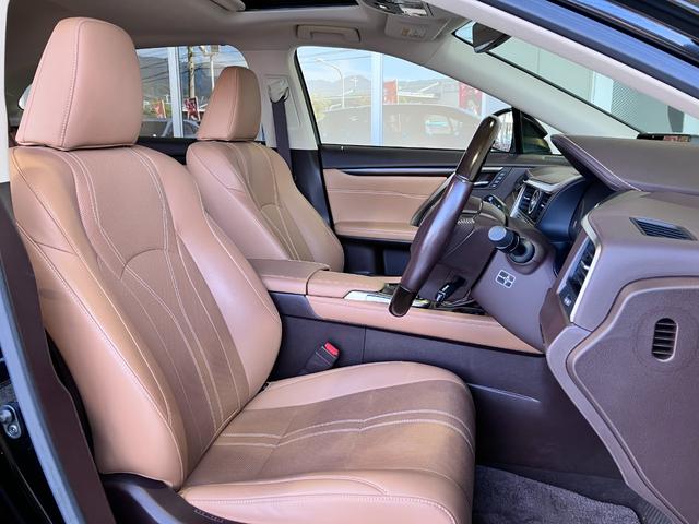 ＲＸ ＲＸ４５０ｈ　バージョンＬ　サンルーフ・パノラミックビューモニター・純正ＳＤナビ・Ｂｌｕｅｔｏｏｔｈオーディオ・フルセグ・ブラウン本革シート・エアーシート・シートヒーター・シートメモリー・２０インチＡＷ・ブラインドスポットＭ・（66枚目）