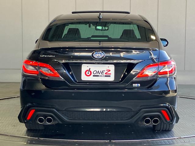 クラウンハイブリッド ＲＳアドバンス　サンルーフ・デジタルインナーミラー・黒本革シート・エアーシート・シートヒーター・パノラミックビューモニター・純正ＳＤナビ・Ｂｌｕｅｔｏｏｔｈオーディオ・フルセグ・純正エアロＦＲ・１５００Ｗ　ＡＣ・（32枚目）