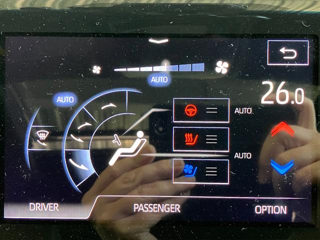 クラウンハイブリッド ＲＳアドバンス　サンルーフ・デジタルインナーミラー・黒本革シート・エアーシート・シートヒーター・パノラミックビューモニター・純正ＳＤナビ・Ｂｌｕｅｔｏｏｔｈオーディオ・フルセグ・純正エアロＦＲ・１５００Ｗ　ＡＣ・（60枚目）