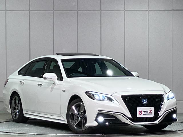 クラウンハイブリッド ＲＳアドバンス　サンルーフ・黒本革シート・エアーシート・シートヒーター・デジタルインナーミラー・パノラミックビューモニター・純正ＳＤナビ・Ｂｌｕｅｔｏｏｔｈオーディオ・フルセグ・パーキングアシスト・Ｂｌｕ－ｒａｙ再生（27枚目）