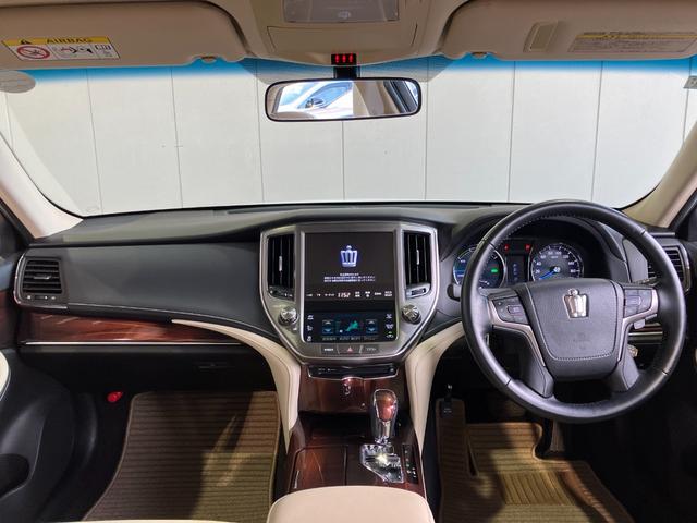 クラウンハイブリッド ロイヤルサルーン プリクラッシュセーフティー・レーダークルーズコントロール・コーナーセンサー・パワーシート・シートヒーター・オートディスチャージライト・純正HDDナビ・Bluetoothオーディオ・フルセグ・Bカメラ・(50枚目)