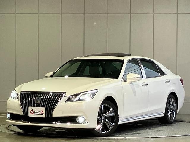 クラウンマジェスタ Fバージョン サンルーフ・ベージュ本革シート・エアーシート・シートヒーター・パワーシート・純正SDナビ・フルセグ・Bluetoothオーディオ・Bカメラ・コンビハンドル・ハンドルヒーター・リアコンソールスイッチ・(29枚目)