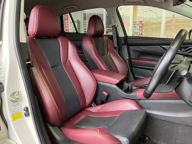 レヴォーグ ＳＴＩスポーツ　ＥＸ　ＳＴｉエアロＦＳＲ・マフラー・Ｒスポイラー・純正ナビ・Ｂｌｕｅｔｏｏｔｈオーディオ・フルセグ・Ｂカメラ・デジタルインナーミラー・黒赤コンビ革シート・シートヒーター・ブラインドスポットモニター・ＥＴＣ・（17枚目）